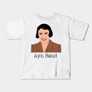 Ayn Rand T Shirt Kids T-Shirt